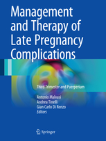 Management And Therapy Of Late Pregnancy Complications