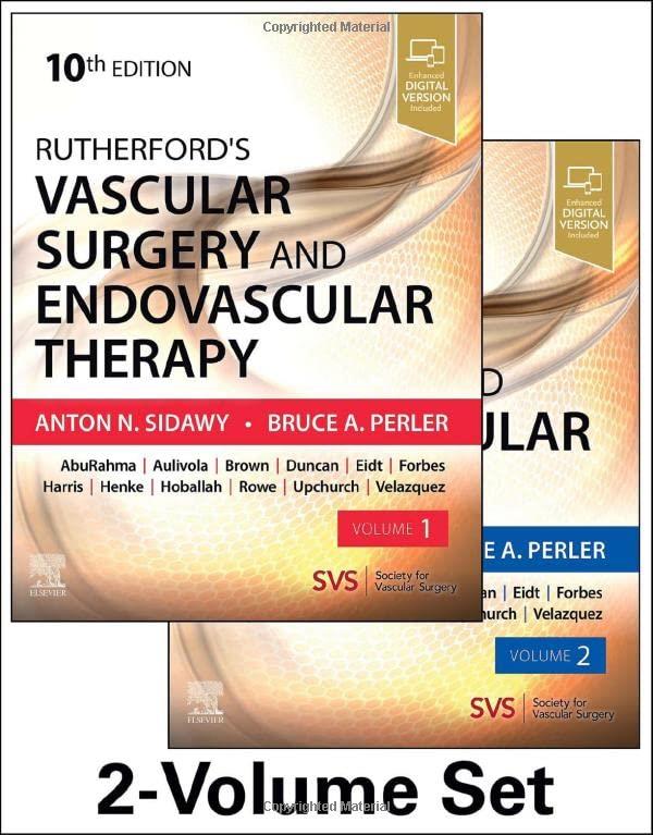 Rutherford S Vascular Surgery And Endovascular Therapy, 2-volume Set