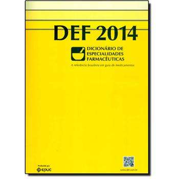 Def 2014 - Dicionário De Especialidades Farmacêuticas