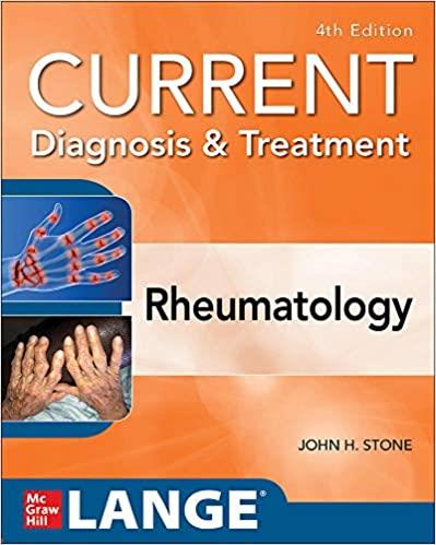 Current Diagnosis & Treatment In Rheumatology