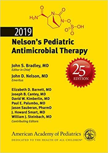 2019 Nelsons Pediatric Antimicrobial Therapy