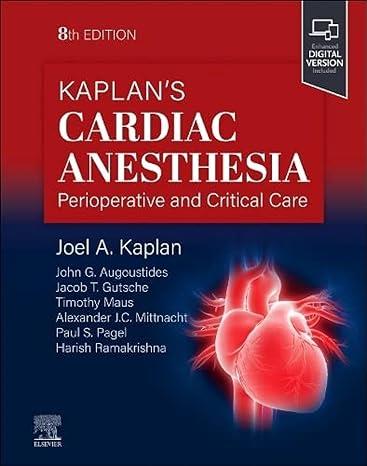 Kaplan Cardiac Anesthesia