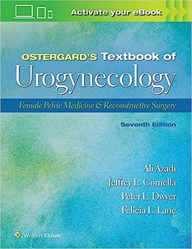 Ostergard Textbook Of Urogynecology