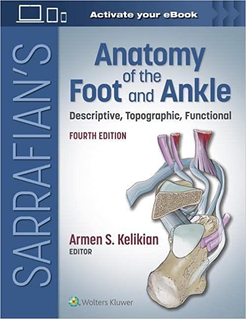 Sarrafian Anatomy Of The Foot And Ankle