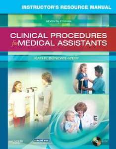 Instructors Resource Manual For Clinical Procedures For Medical Assistants