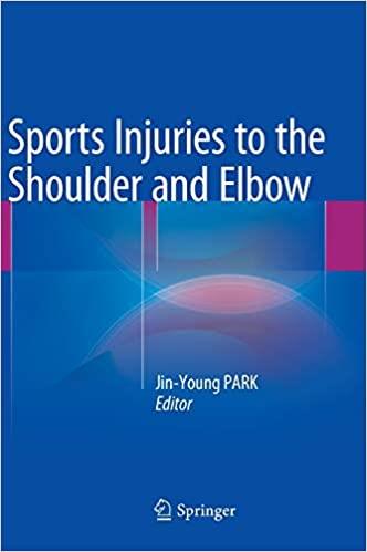 Sports Injuries To The Shoulder And Elbow